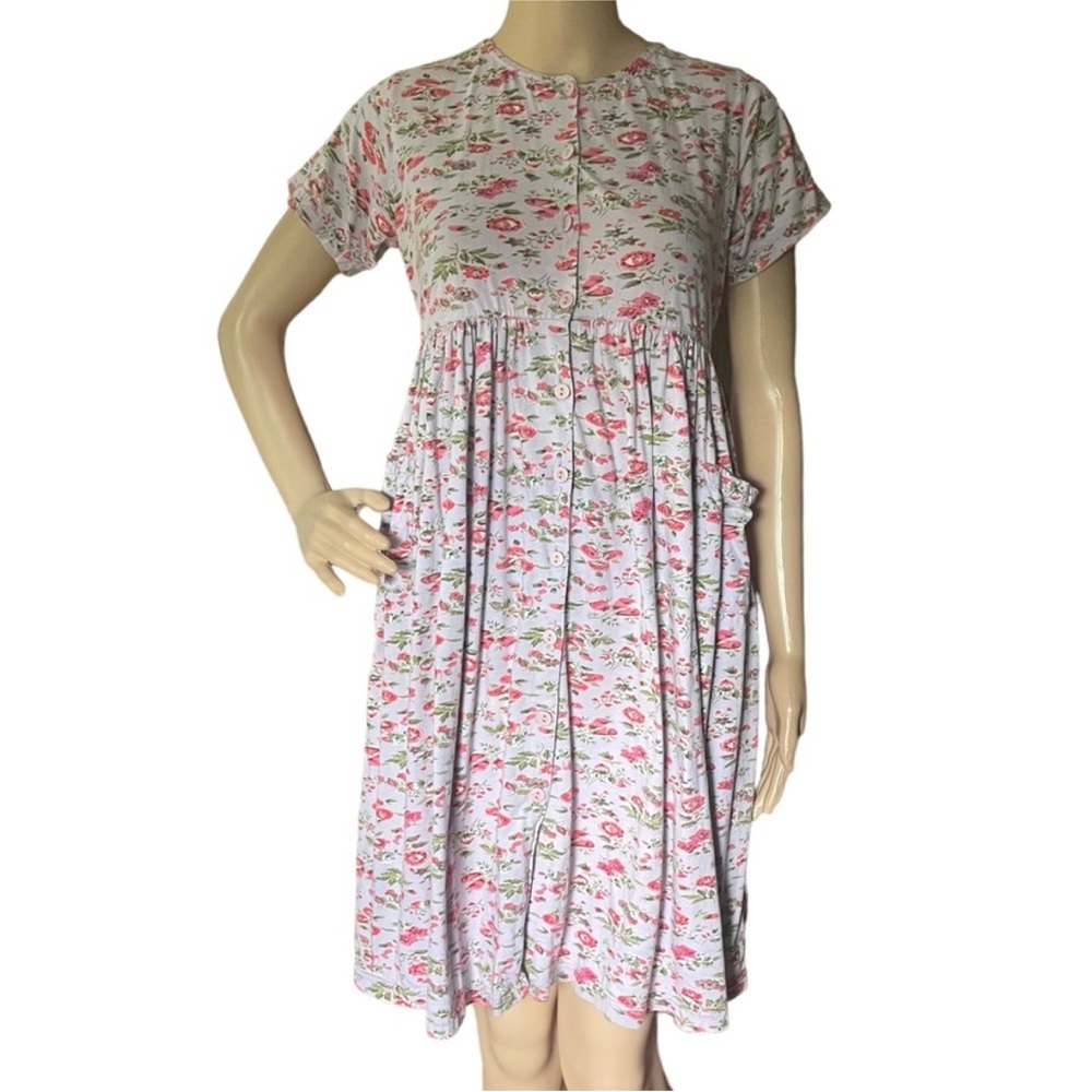 April Cornell Babydoll Dress Spring Flowers Size Small